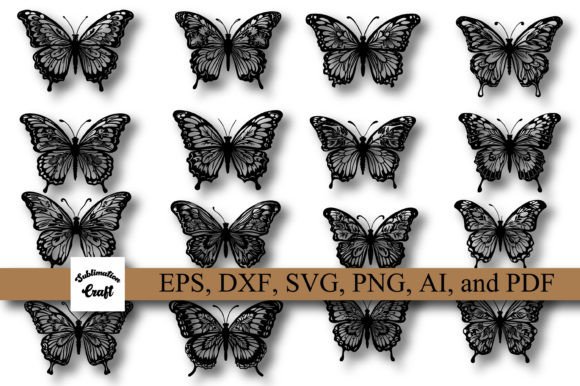 Cricut Butterfly SVG Cut File Bundle