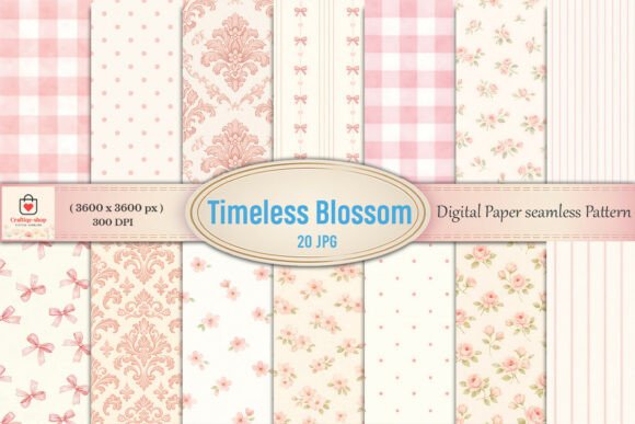 Coquette Seamless Pattern Bundle