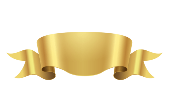 Glossy Ribbon Banner. Premium Vintage La